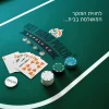 ⁦שולחן פוקר 10 שחקנים צבע ירוק⁩ – תמונה ⁦5⁩