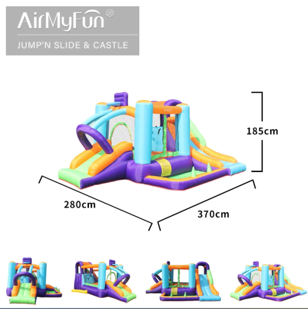 ⁦מתנפח עם שתי מגלשות  מבית Air My Fun⁩ – תמונה ⁦10⁩