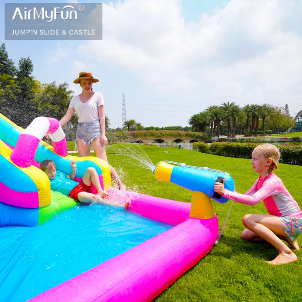 ⁦מתנפח מים גדול טירת הנסיכות הקסומה  מבית Air My Fun⁩ – תמונה ⁦10⁩