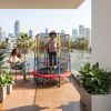 ⁦טרמפולינה צבעונית 140 ס"מ⁩ – תמונה ⁦2⁩