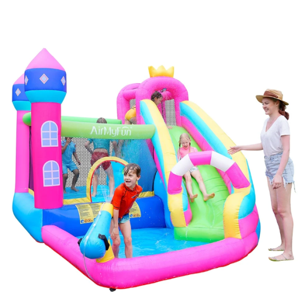 ⁦מתנפח מים גדול טירת הנסיכות הקסומה  מבית Air My Fun⁩ – תמונה ⁦2⁩
