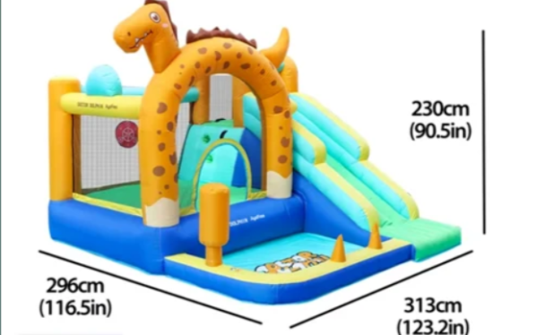⁦מתנפח קפיצה ג'ירפה  מבית Doctor Dolphin⁩ – תמונה ⁦4⁩