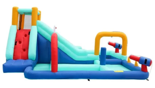 ⁦מתנפח מים עם מגלשה דו-מסלוליות  מבית Doctor Dolphin⁩ – תמונה ⁦4⁩