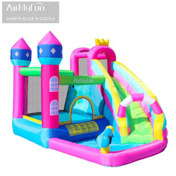 ⁦מתנפח מים גדול טירת הנסיכות הקסומה  מבית Air My Fun⁩ – תמונה ⁦6⁩