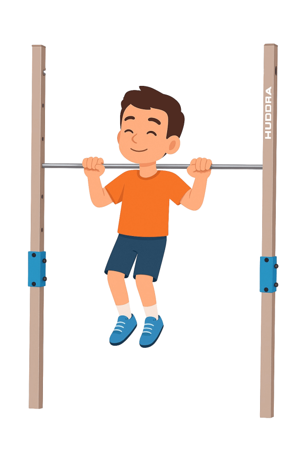 ⁦בר התעמלות יחיד מתקן מתח לחצר HUDORA גרמניה⁩ – תמונה ⁦5⁩