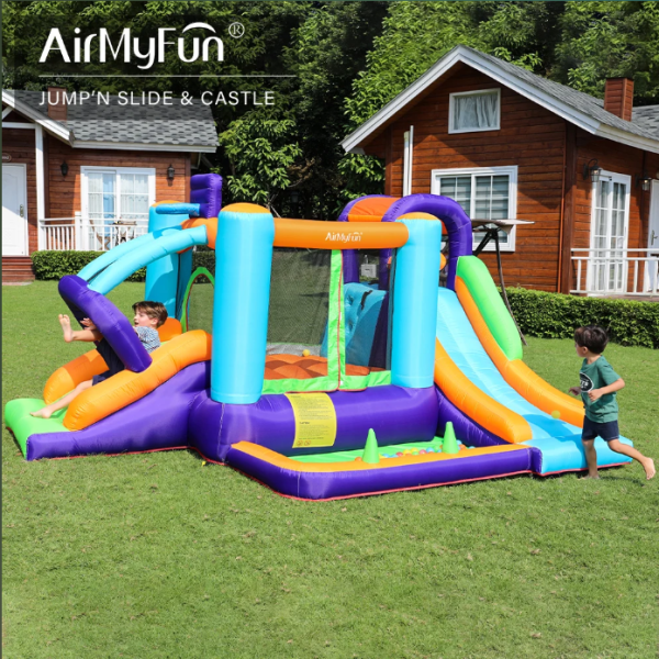 ⁦מתנפח עם שתי מגלשות  מבית Air My Fun⁩ – תמונה ⁦7⁩