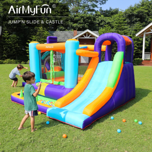 ⁦מתנפח עם שתי מגלשות  מבית Air My Fun⁩ – תמונה ⁦9⁩