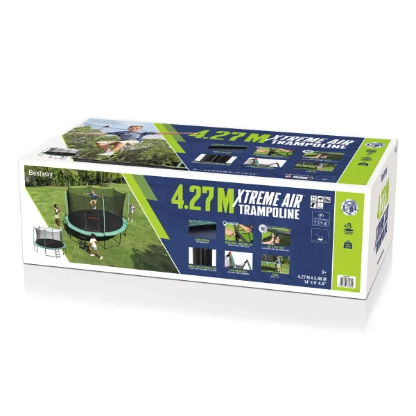 ⁦טרמפולינה פלוס סולם 14 פיט 4.27X2.86 סמ  מבית Bestway⁩ – תמונה ⁦10⁩