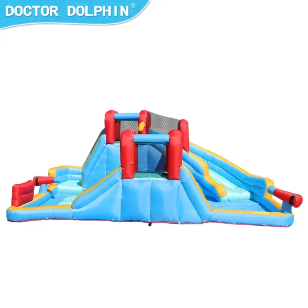 ⁦מתנפח מים ענק פלוס שתי מגלשות  מבית Doctor Dolphin⁩ – תמונה ⁦8⁩