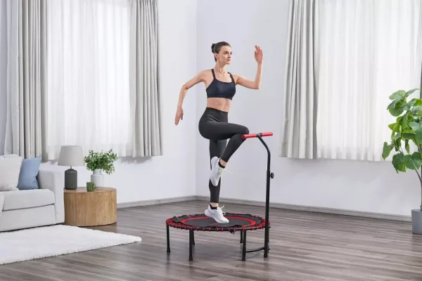 ⁦טרמפולינת אימון AeroBounce ‎102‎ עד ‎150‎ קג עם ידית ‎T‎ מתכווננת ‎מבית BESTWAY⁩ – תמונה ⁦2⁩