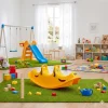 ⁦נדנדת טריו כלבלב תלת מושבית לילדים בצבע צהוב מבית Dantoy⁩ – תמונה ⁦3⁩