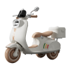 ⁦קטנוע וינטאג' לילדים Vintage Vespa Plus 6V מבית BENO⁩ – תמונה ⁦3⁩