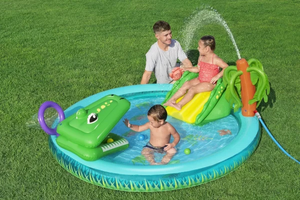 ⁦בריכה מתנפחת לילדים קרוקודיל מידות  מבית BESTWAY⁩ – תמונה ⁦4⁩