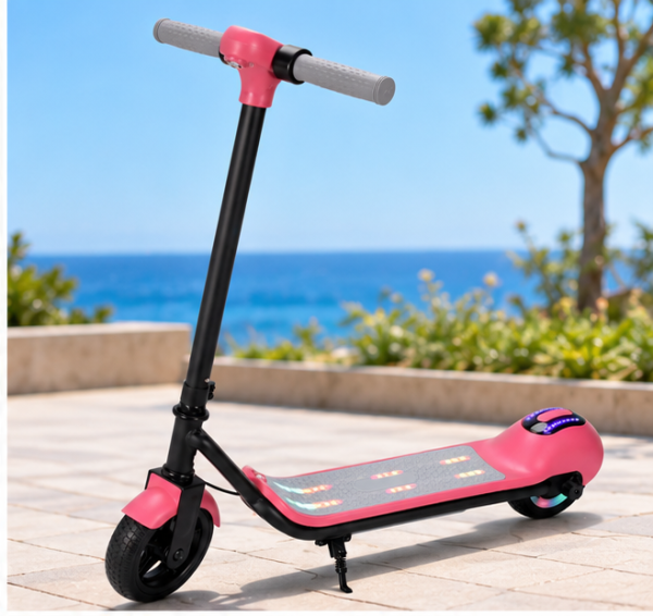 ⁦קורקינט ממונע 2 גלגלים ורוד BENO MAX⁩ – תמונה ⁦4⁩