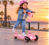 ⁦קורקינט ממונע 3 גלגלים ורוד BENO GO⁩ – תמונה ⁦5⁩